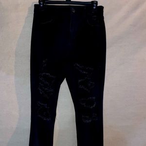 AE Black Ripped Jeans
